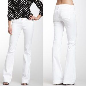 BLANKNYC Shoplifter Skinny Flare White Jeans Sz 28